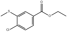 Ethyl 4-chloro-3-(methylthio)benzoate Structure