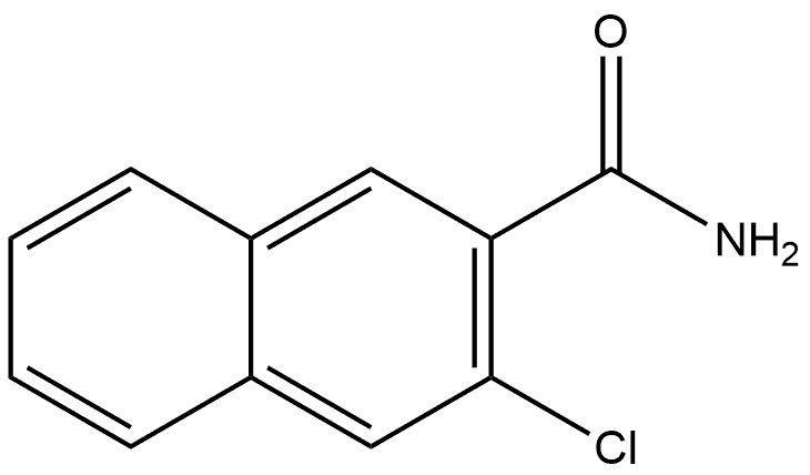 3-Chloro-2-naphthalenecarboxamide Structure