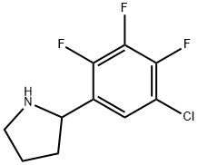 2-(5-chloro-2,3,4-trifluorophenyl)pyrrolidine 구조식 이미지