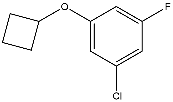 1-Chloro-3-(cyclobutyloxy)-5-fluorobenzene Structure