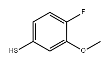 Benzenethiol, 4-fluoro-3-methoxy- Structure