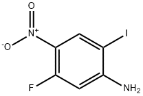 Benzenamine, 5-fluoro-2-iodo-4-nitro- Structure