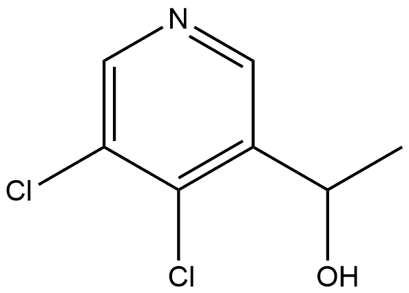 1-(4,5-dichloropyridin-3-yl)ethanol Structure