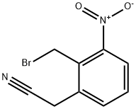 2-Bromomethyl-3-nitrophenylacetonitrile Structure