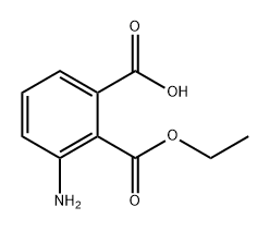 1,2-Benzenedicarboxylic acid, 3-amino-, 2-ethyl ester Structure