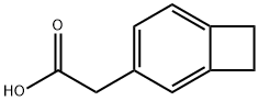 Bicyclo[4.2.0]octa-1,3,5-triene-3-acetic acid Structure