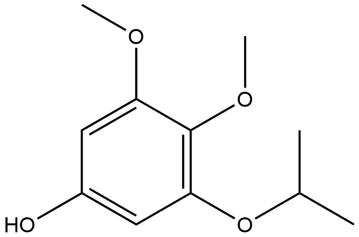 3,4-Dimethoxy-5-(1-methylethoxy)phenol Structure