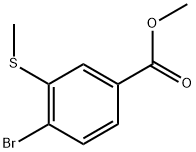 Methyl 4-bromo-3-(methylthio)benzoate Structure