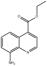 4-Quinolinecarboxylic acid, 8-amino-, ethyl ester Structure