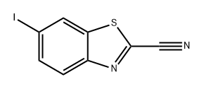 2-Benzothiazolecarbonitrile, 6-iodo- 구조식 이미지