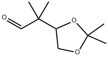 2-(2,2-Dimethyl-1,3dioxolan-4-yl)-2-methyl-propioldehyde Structure