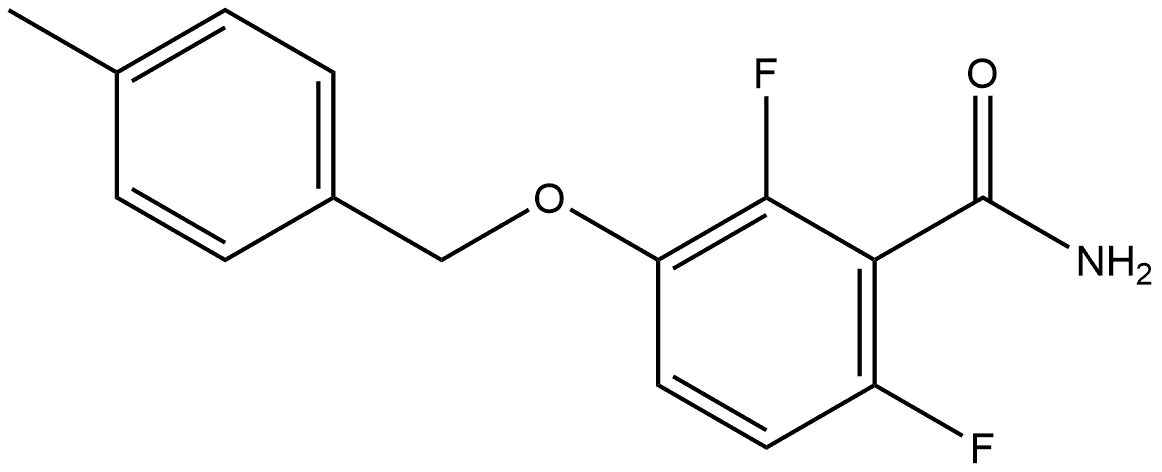 2,6-Difluoro-3-[(4-methylphenyl)methoxy]benzamide Structure