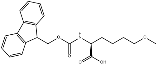 L-Norleucine, N-[(9H-fluoren-9-ylmethoxy)carbonyl]-6-methoxy- Structure