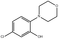 Phenol, 5-chloro-2-(4-morpholinyl)- Structure
