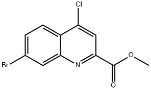 methyl 7-bromo-4-chloroquinoline-2-carboxylate Structure