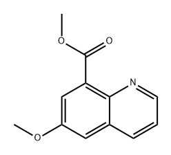 8-Quinolinecarboxylic acid, 6-methoxy-, methyl ester Structure