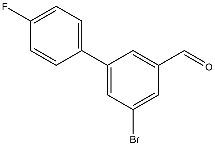 5-Bromo-4'-fluoro[1,1'-biphenyl]-3-carboxaldehyde Structure