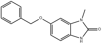 2H-Benzimidazol-2-one, 1,3-dihydro-1-methyl-6-(phenylmethoxy)- Structure