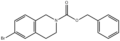 benzyl 6-bromo-1,2,3,4-tetrahydroisoquinoline-2-carboxylate Structure