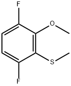 (3,6-Difluoro-2-methoxyphenyl)(methyl)sulfane Structure