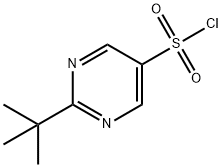 5-Pyrimidinesulfonyl chloride, 2-(1,1-dimethylethyl)- 구조식 이미지