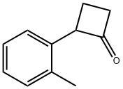 Cyclobutanone, 2-(2-methylphenyl)- Structure