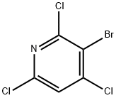 Pyridine, 3-bromo-2,4,6-trichloro- Structure