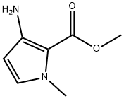 Methyl 3-amino-1-methyl-1H-pyrrole-2-carboxylate 구조식 이미지