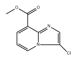 methyl 3-chloroimidazo[1,2-a]pyridine-8-carboxylate 구조식 이미지