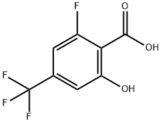 Benzoic acid, 2-fluoro-6-hydroxy-4-(trifluoromethyl)- Structure