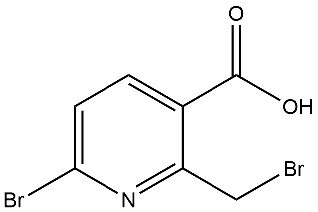 6-BROMO-2-(BROMOMETHYL)NICOTINIC ACID Structure