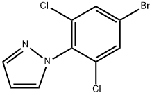 1-(4-bromo-2,6-dichlorophenyl)-1H-pyrazole Structure