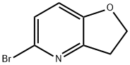 Furo[3,2-b]pyridine, 5-bromo-2,3-dihydro- Structure