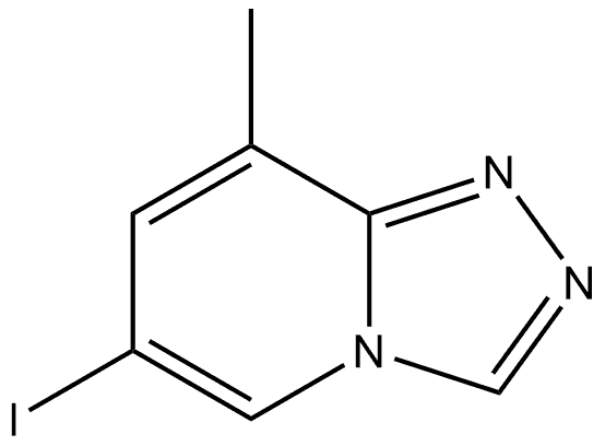 6-Iodo-8-methyl-[1,2,4]triazolo[4,3-a]pyridine Structure