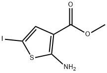 methyl 2-amino-5-iodothiophene-3-carboxylate Structure
