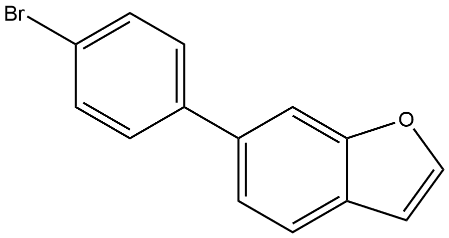 6-(4-Bromophenyl)benzofuran Structure