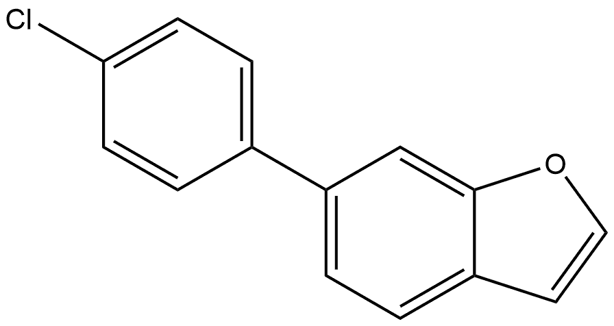 6-(4-Chlorophenyl)benzofuran Structure