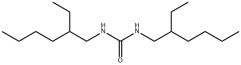 Urea, N,N'-bis(2-ethylhexyl)- Structure