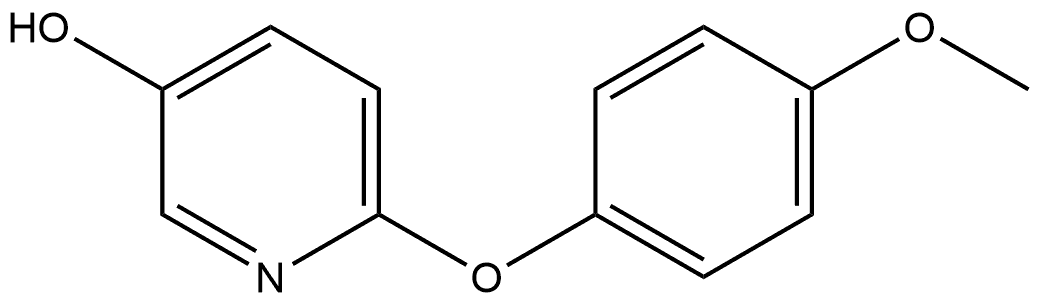 6-(4-Methoxyphenoxy)-3-pyridinol Structure