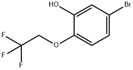 5-Bromo-2-(2,2,2-trifluoroethoxy)phenol 구조식 이미지