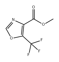 4-Oxazolecarboxylic acid, 5-(trifluoromethyl)-, methyl ester Structure