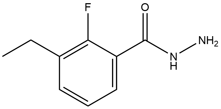 3-Ethyl-2-fluorobenzoic acid hydrazide Structure