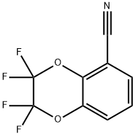 2,2,3,3-Tetrafluoro-1,4-benzodioxane-5- carbonitrile Structure