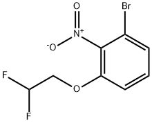 2-Bromo-6-(2,2-difluoroethoxy)nitrobenzene Structure