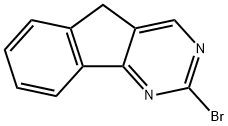 5H-Indeno[1,2-d]pyrimidine, 2-bromo- Structure