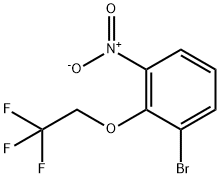 3-Bromo-2-(2,2,2-trifluoroethoxy)nitrobenzene Structure