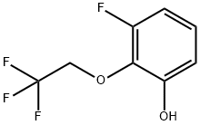 3-Fluoro-2-(2,2,2-trifluoroethoxy)phenol Structure