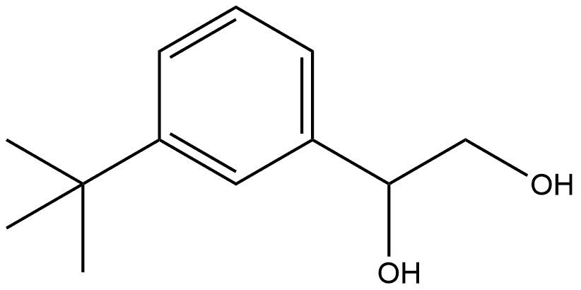 1-[3-(1,1-Dimethylethyl)phenyl]-1,2-ethanediol Structure