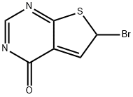 Thieno[2,3-d]pyrimidin-4(6H)-one, 6-bromo- 구조식 이미지