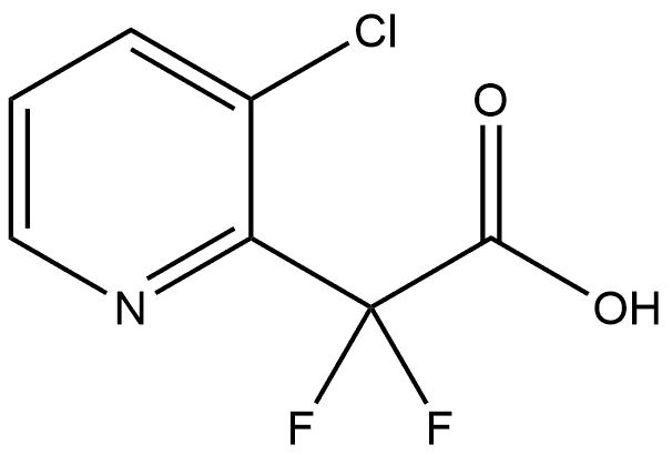 2-(3-chloropyridin-2-yl)-2,2-difluoroacetic acid Structure